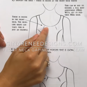 Fixing Neck Gaping – Princess Seams from the Armhole