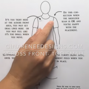 Increasing the Front Width from Across the Armholes