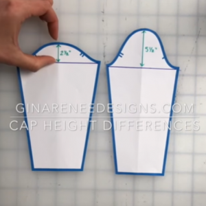 How the Sleeve Cap Height Affects Movement and Draglines