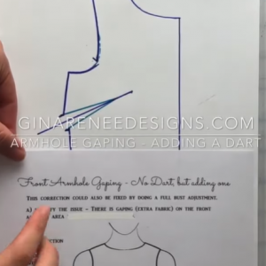 Fixing Armhole Gaping – Adding Darts