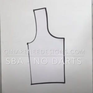 Small Bust Adjustment – No Darts or Princess Seams