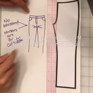 Prevent Front Rise Wrinkles on Pants Patterns